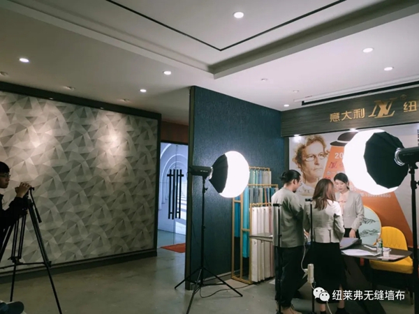纽莱弗无缝墙布抖音线上墙布采购活动庆五一 