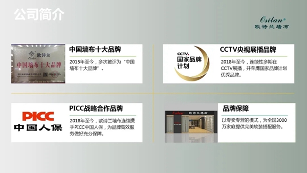 欧诗兰墙纸墙布Osilan2020年新品发布 