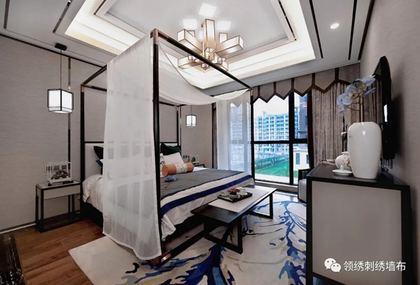 领绣墙布新品重磅上市 58元包工包料
