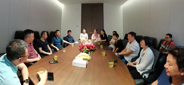 百丽全屋定制 迎合肥建材商会莅临指导，行业交流共谈发展