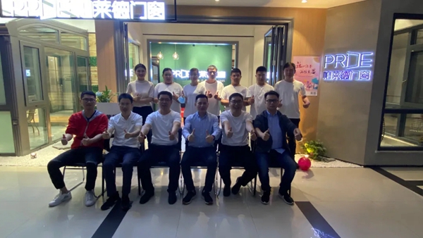 帕莱德门窗总裁探店之行圆满落幕