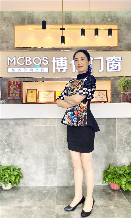 博仕门窗江苏通州专卖店蔡娟：不懈努力 共创辉煌
