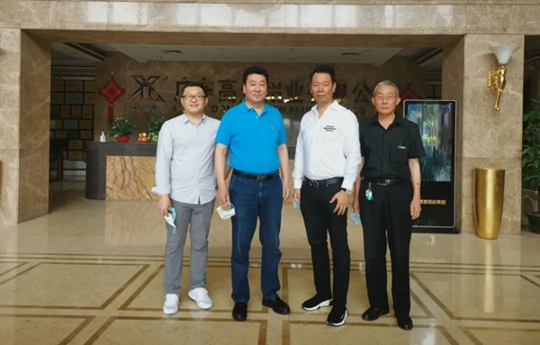 中国有色金属加工工业协会副理事长兼秘书长章吉林等莅临广东高登铝业集团参观指导