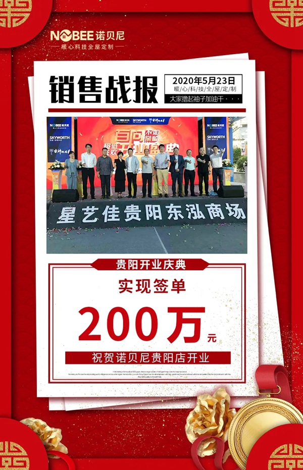 诺贝尼全屋定制迎来贵阳旗舰店盛大开业