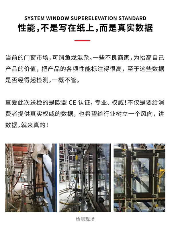 亘爱80系统窗超高标准通过欧盟CE认证
