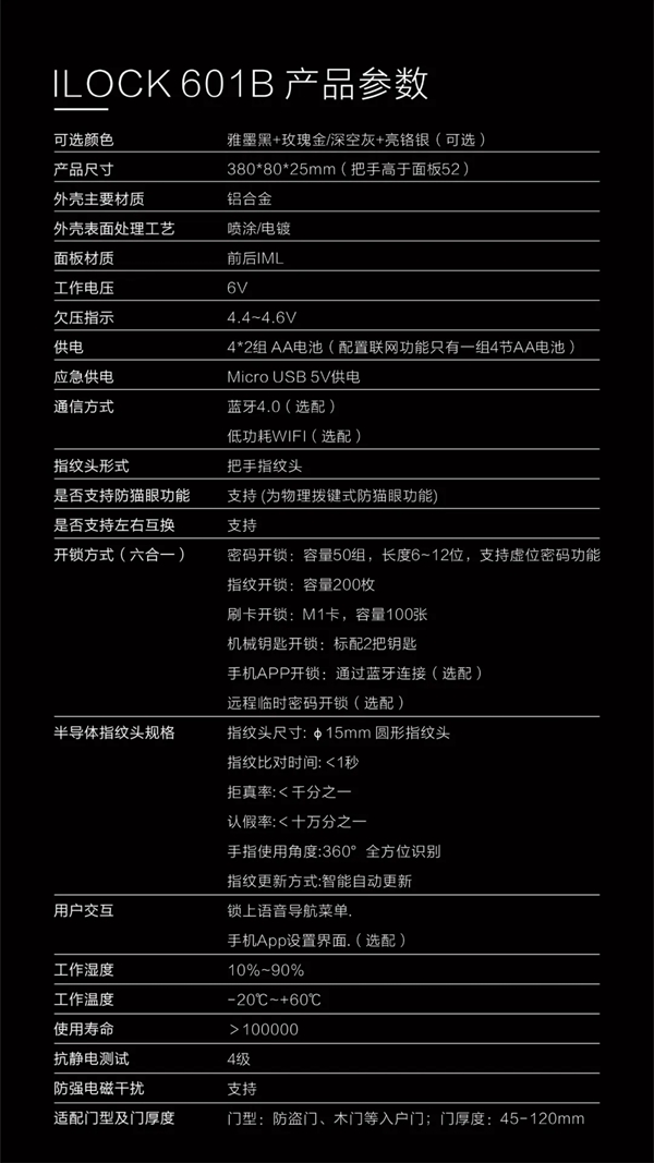 CSLP新品 ▏iLock 601B缔造不一样的高级美