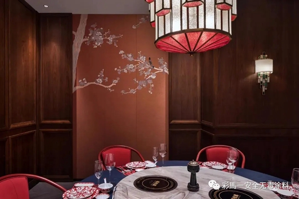 彩馬一安全无毒涂料：色彩是餐厅设计的灵魂！