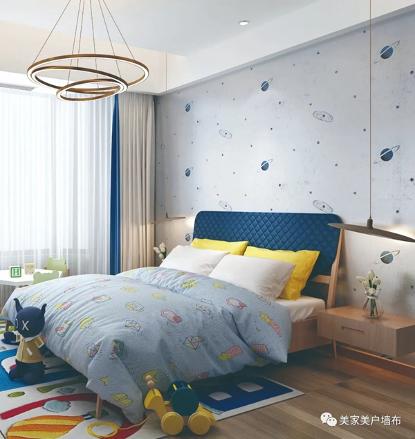 美家美户无缝墙布:儿童房家装设计指南