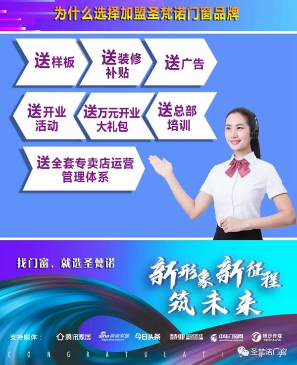 圣梵诺门窗7月7日即将举行财富招商峰会