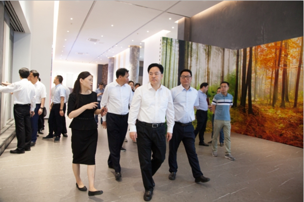 常州市长陈金虎一行莅临贝尔集团调研视察