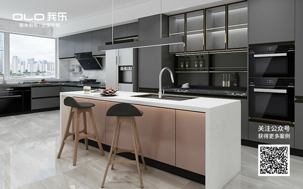 我乐整体厨柜|全屋定制：餐厨一体化怎么设计更合理？