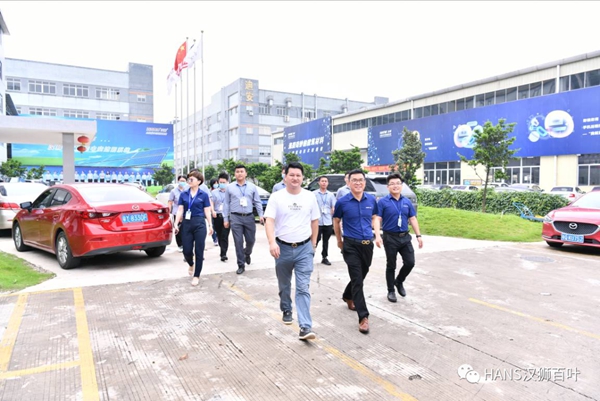 HANS汉狮迎接圣米兰门窗精英团队一行莅临交流指导