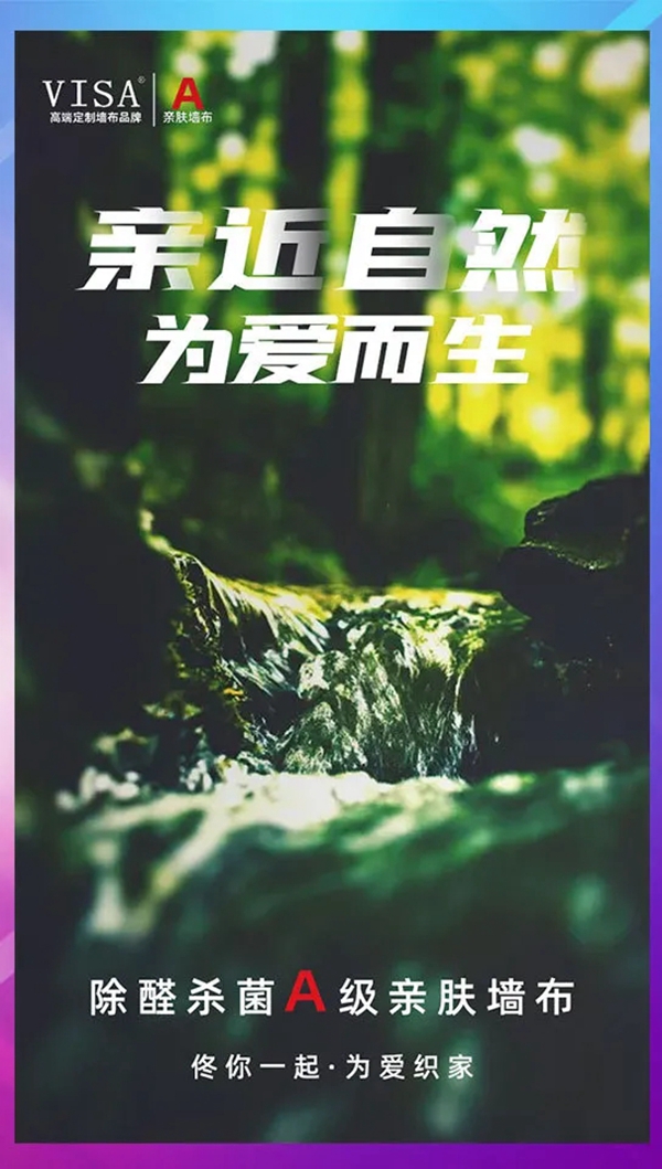 VISA高端墙布佟你一起 提前嗨购6.18