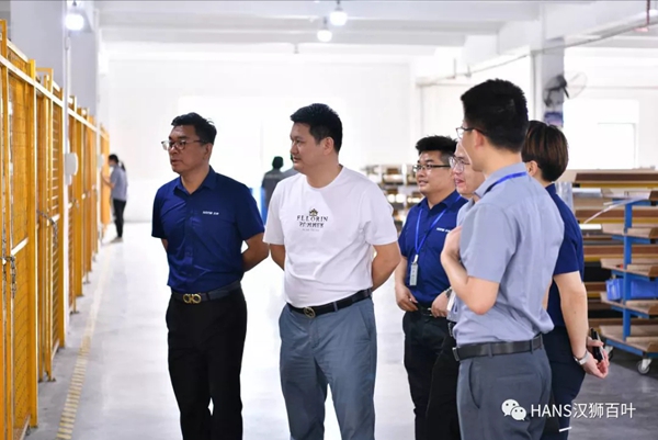 HANS汉狮迎接圣米兰门窗精英团队一行莅临交流指导
