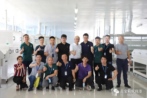 嘉宝莉家具漆携手智能化设备友商 打开智能化涂装大门