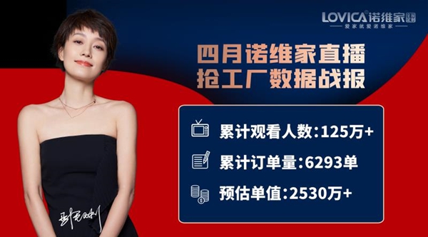诺维家全屋定制直播活动让利50% 开启嗨购之旅
