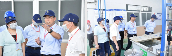 圣奥集团董事长倪良正一行来展辰新材参观考察