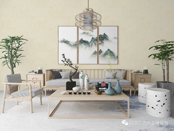 欧缇莎墙布：魔法效果般的墙布 改变空间视觉的好帮手