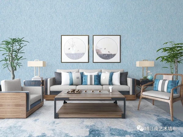 绣江南艺术墙布教你墙布该如何搭配？