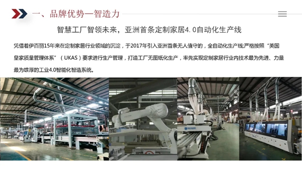 伊百丽全屋定制品牌简介