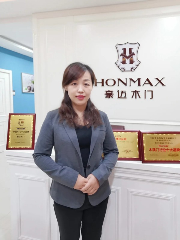 豪迈木门天津市滨海新区经销商杨海丽:过硬的产品才是销售的王道