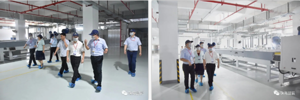 圣奥集团董事长倪良正一行来展辰新材参观考察