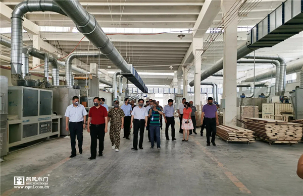 重庆市人大常委张定宇及相关领导莅临名风木门调研指导 重庆市人大常委张定宇及相关领导莅临名风木门调研指导