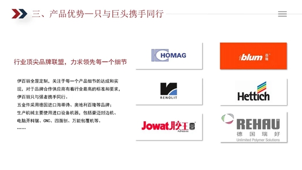 伊百丽全屋定制品牌简介