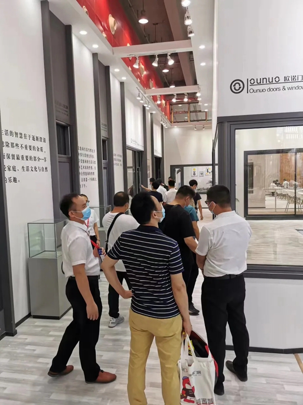 欧诺门窗在2020中国建博会上的精彩瞬间