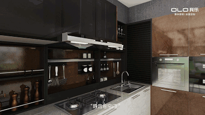 我乐整体厨柜|全屋定制:厨房墙面空间怎么利用才好?