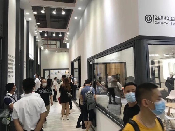欧诺门窗在2020中国建博会上的精彩瞬间