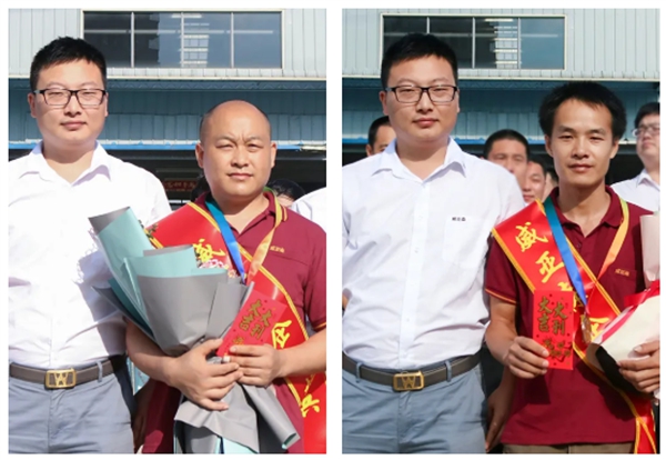 威亚森门窗总部第二季度企业标兵表彰会圆满结束