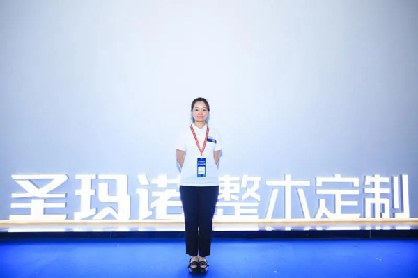 圣玛诺整木定制开展首日大放异彩 成为展会打卡圣地