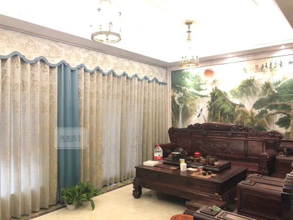 如鱼得水窗帘精品带你领略平幔细节之美