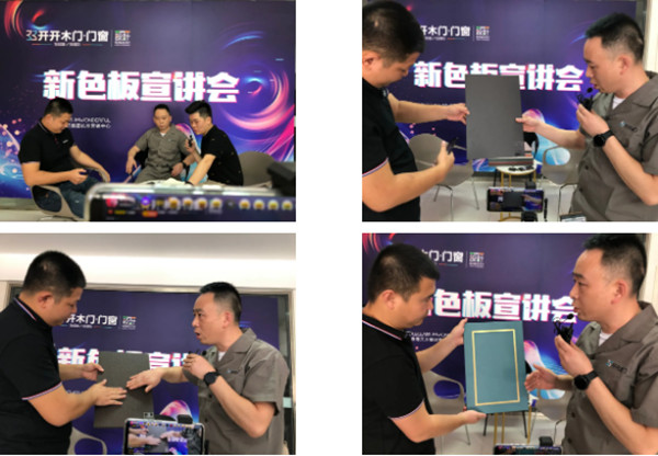 开开木门新色板宣讲会圆满结束