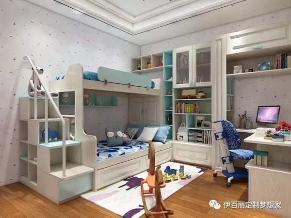 伊百丽全屋定制：儿童房不装榻榻米还能怎么装？