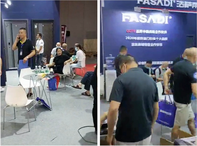 第二十届成都建博会开幕首日,法萨帝门业战绩显硕