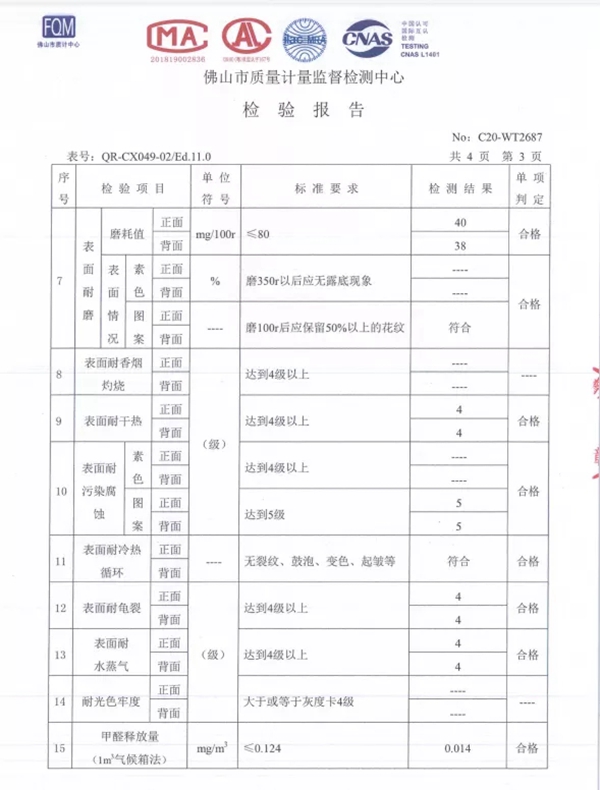 爱回家定制通过国标最新“气候箱检测法”甲醛检测标准