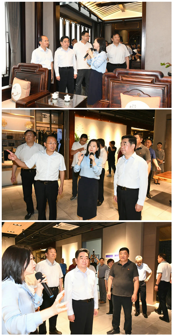 宿迁市市委书记一行莅临冠牛宿迁生产基地视察指导工作