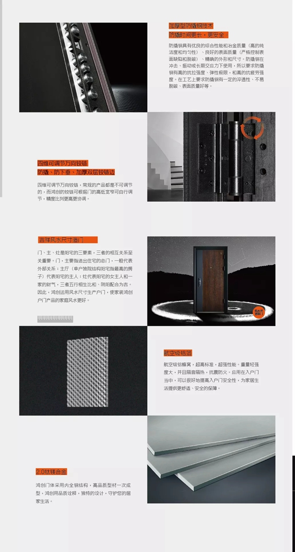 鸿创安全门致青年户门图册欣赏