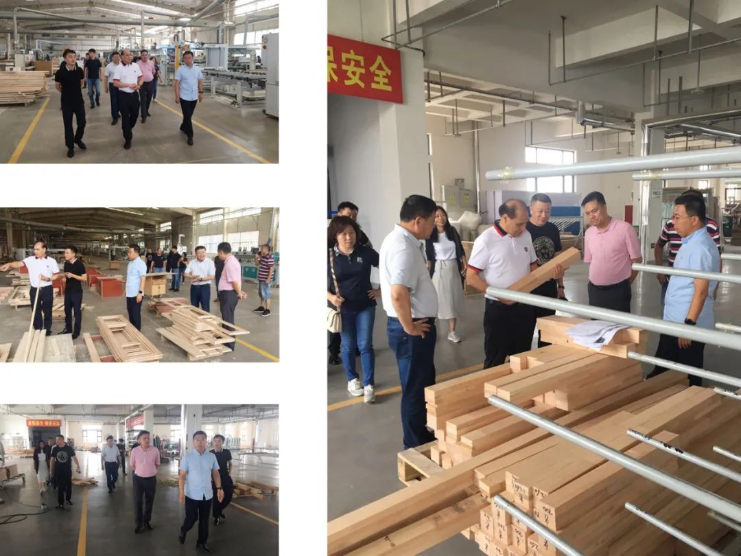 中国木门窗专业委员会会长关润开一行莅临盛达家居参观考察