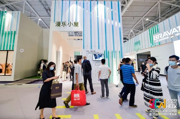 千年舟·柏菲伦特别亮相深圳国际家具展吸引目光无数