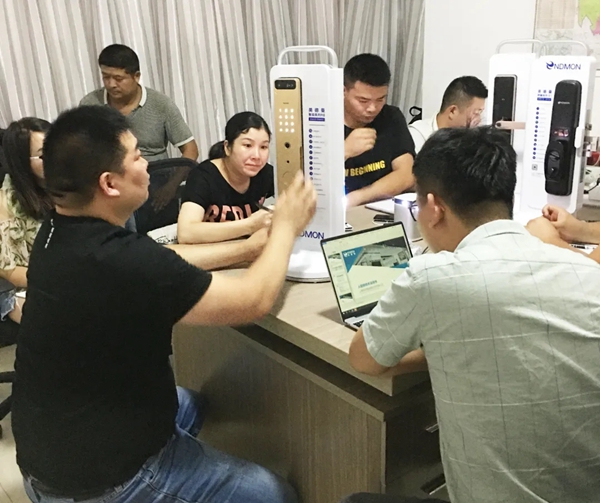英德曼智能锁南京成都重庆销售安装培训顺利举行