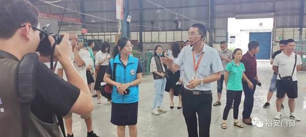 裕安门窗迎接南海铝门窗五金协会考察团莅临交流 裕安门窗迎接南海铝门窗五金协会考察团莅临交流