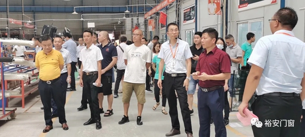 裕安门窗迎接南海铝门窗五金协会考察团莅临交流 裕安门窗迎接南海铝门窗五金协会考察团莅临交流