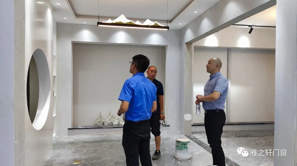 雅之轩门窗赋能终端走访调研专卖店乐至、蓬溪、南充