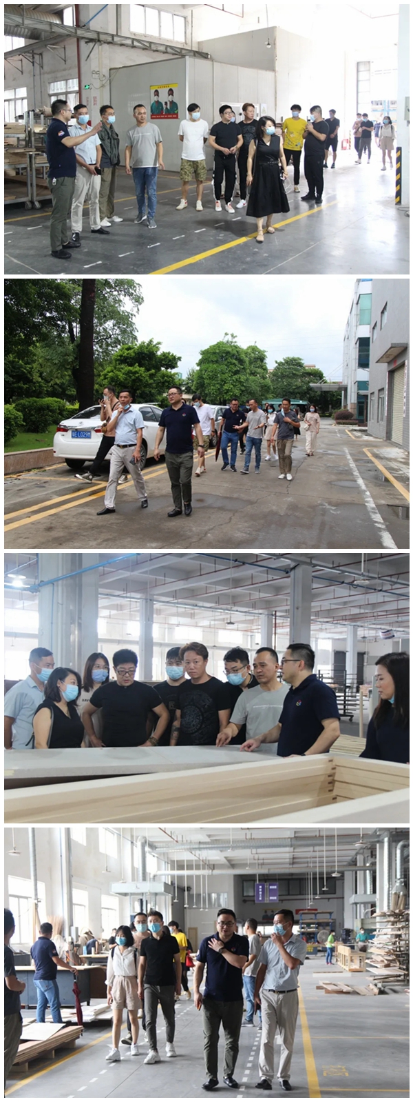 湖北设计师协会领导参观润成创展工厂