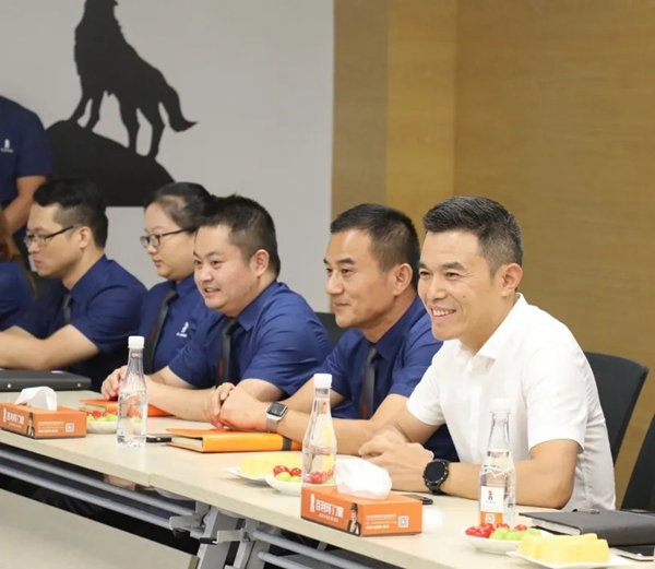 百利玛门窗迎接程国平老师一行莅临参观