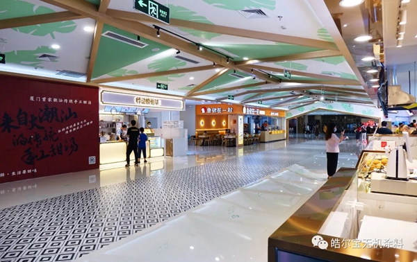 皓尔宝涂料工程案例之厦门SM美食广场
