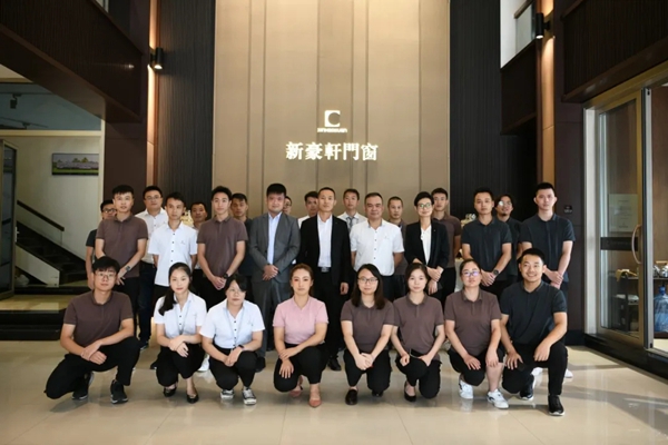 HOPPE好博技术团队前往新豪轩门窗参观交流